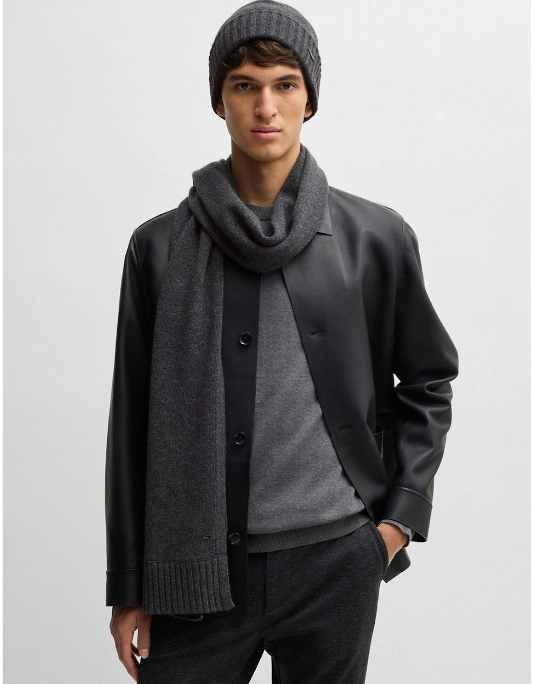 Baci Wool Blend Scarf and Beanie Set