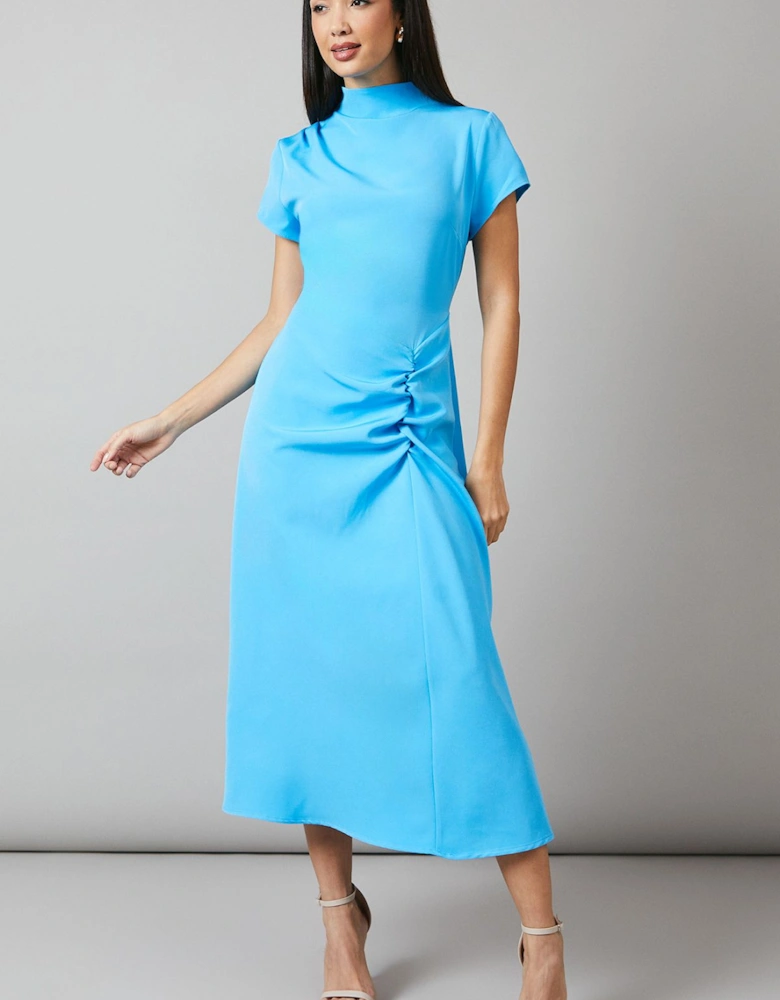 Blue Occasion Fit and Flare Dress
