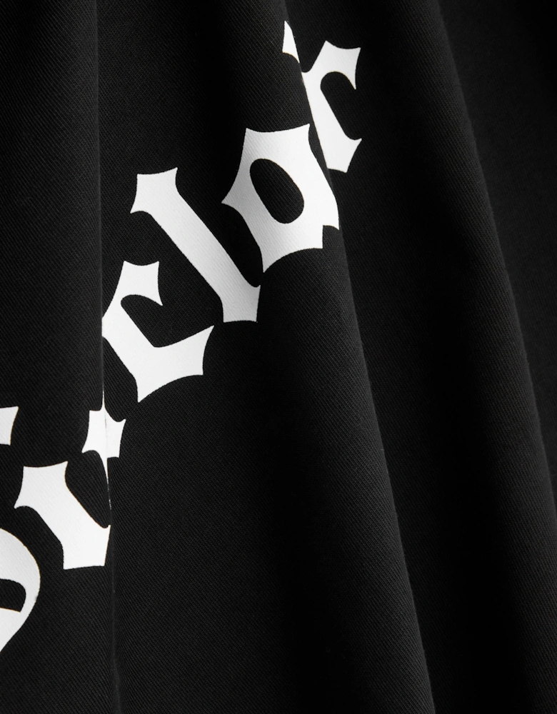 OLD ENGLISH CROWN LOGO TEE BLACK