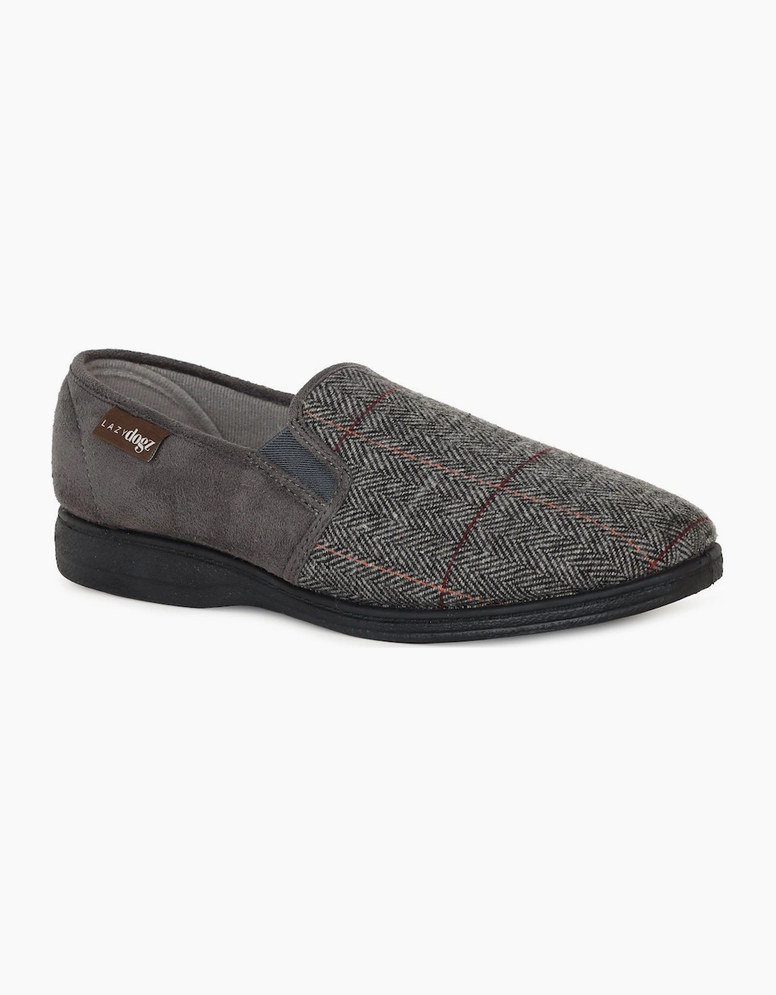Lazy Dogz Men's Harrison II Mens Full Slippers - Grey - Size: 7