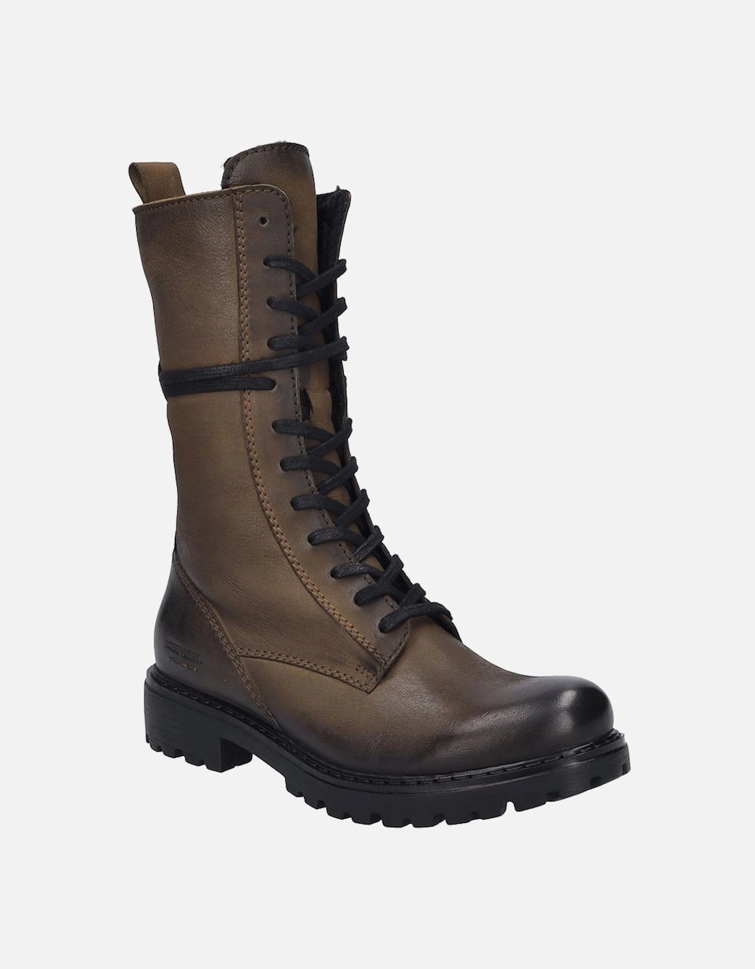 Melinda 29 Womens Combat Calf Boots, 5 of 4