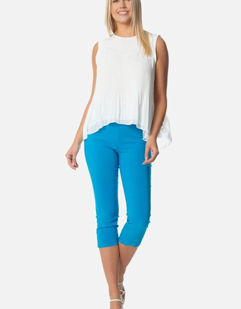 Pleated Chiffon Top