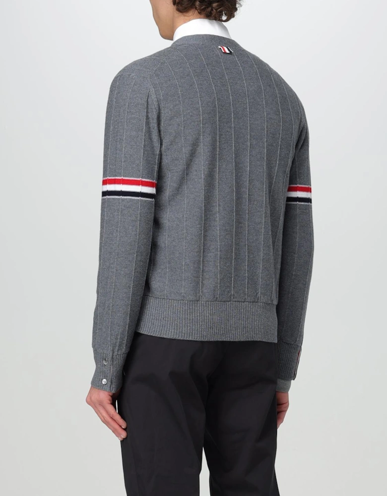 4Bar Stripe Cardigan Sweater