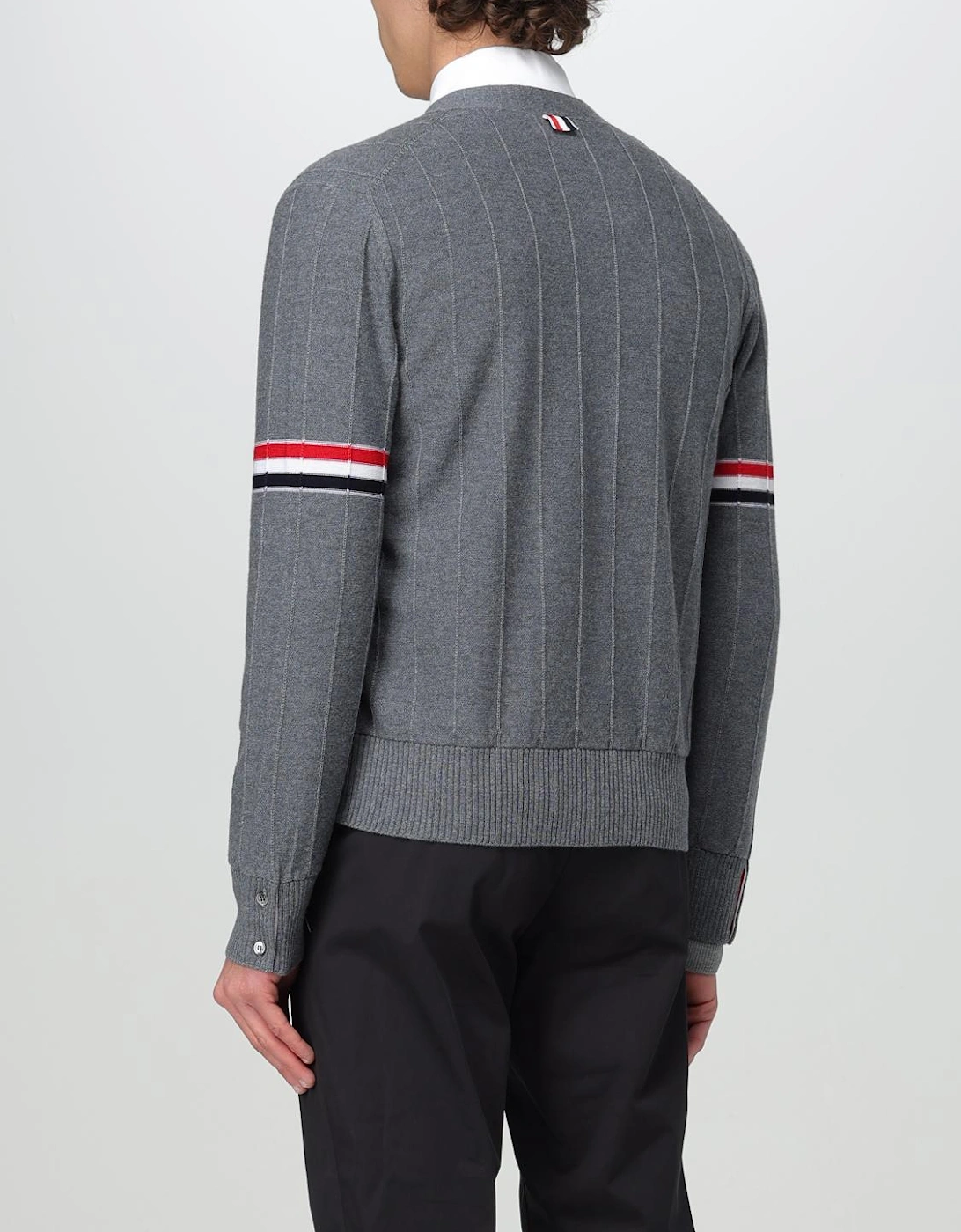 4Bar Stripe Cardigan Sweater