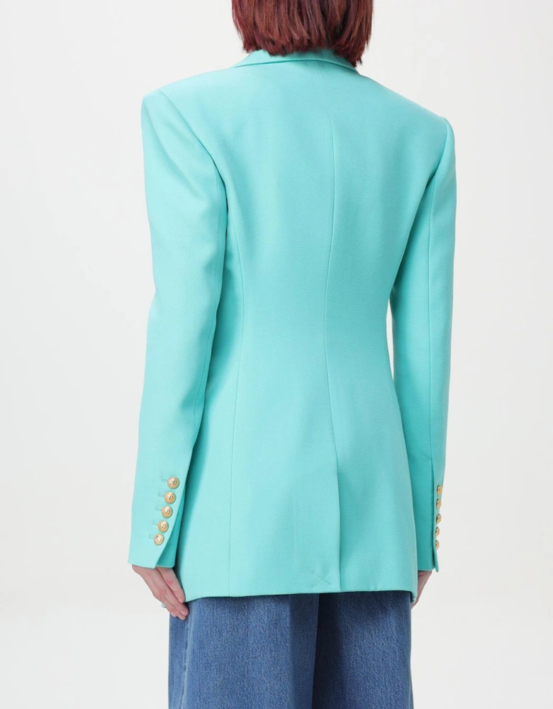 Tailored Blazer Structured Notch Collar