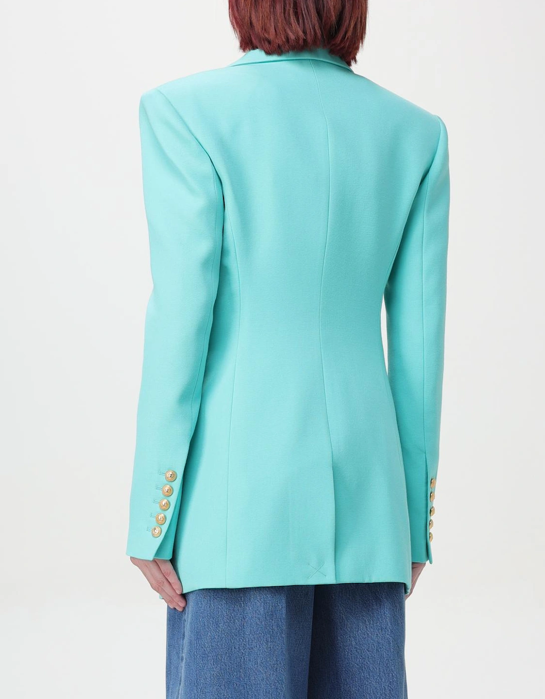 Tailored Blazer Structured Notch Collar