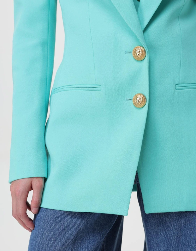 Tailored Blazer Structured Notch Collar