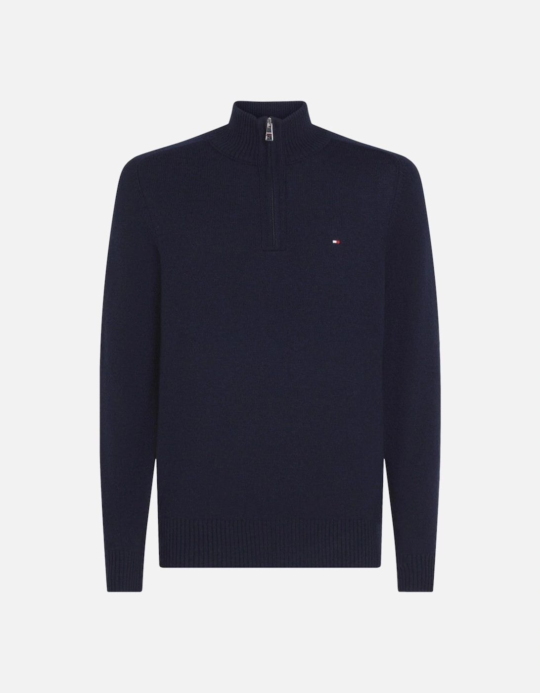 Lambswool Half Zip Sweater DW5 Desert Sky, 5 of 4