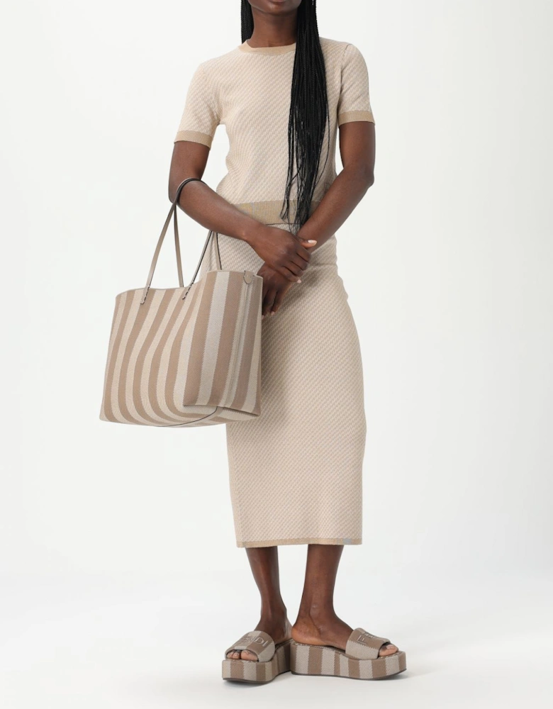 Striped Tote Bag