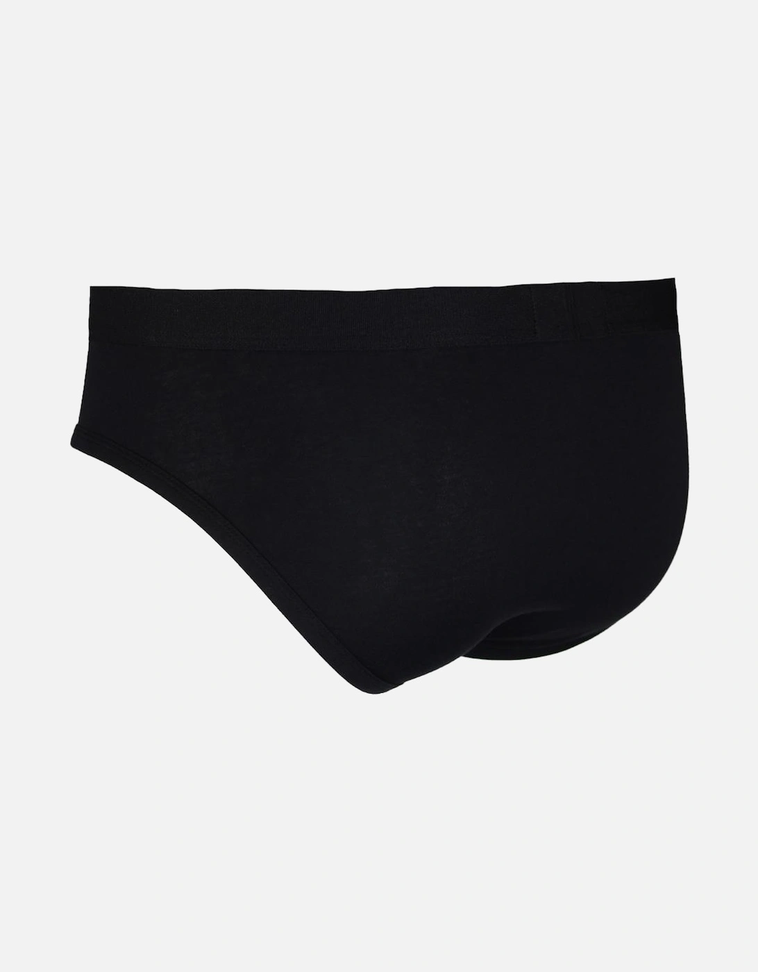 3-Pack Eagle Logo Briefs, Black