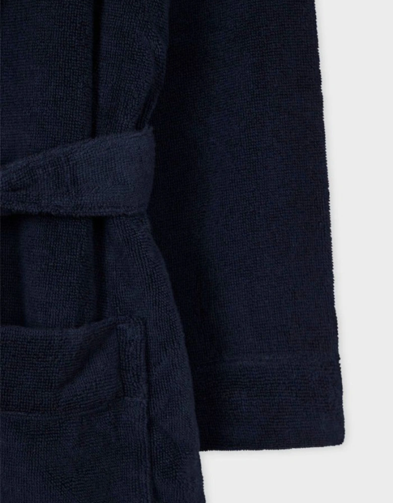 Artist Stripe Toweling Dressing Gown, Multi Coloured