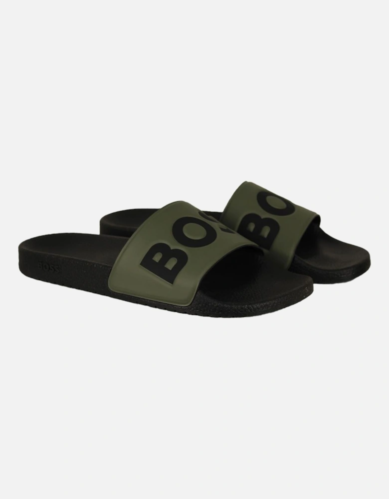 BOSS Aryeh Sliders, Open Green