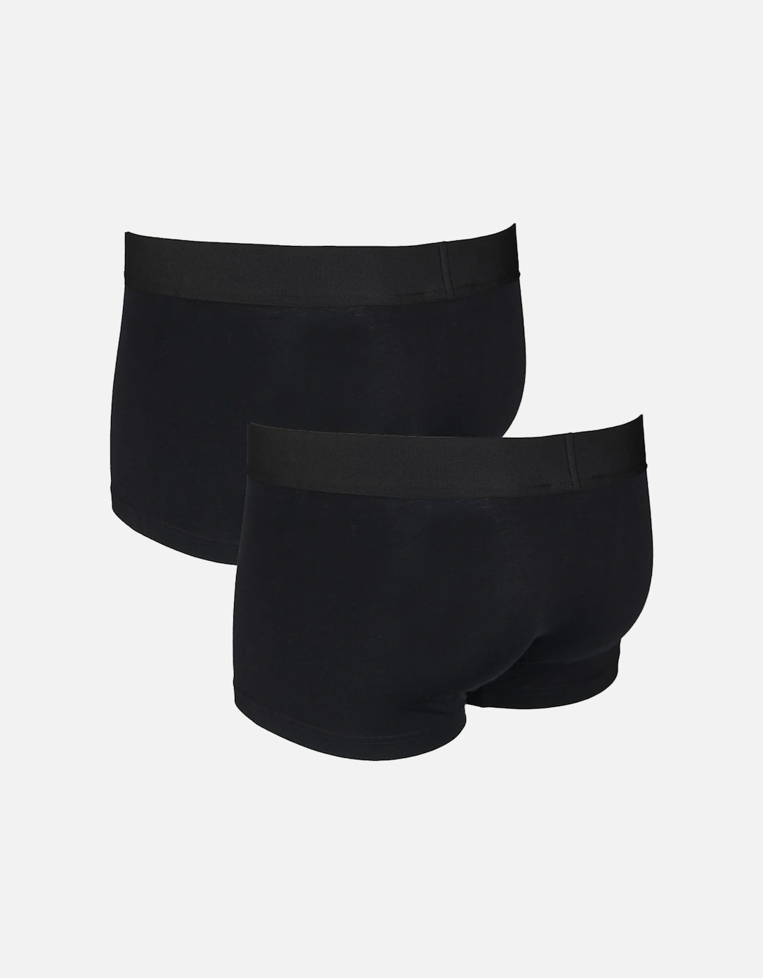 2-Pack Essential Tex Jersey Low Rise Trunks, Black