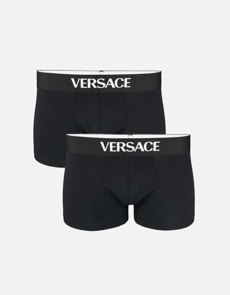 2-Pack Essential Tex Jersey Low Rise Trunks, Black
