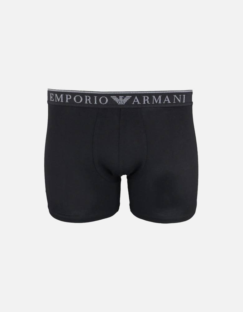 2-Pack Endurance Boxer Briefs, Black