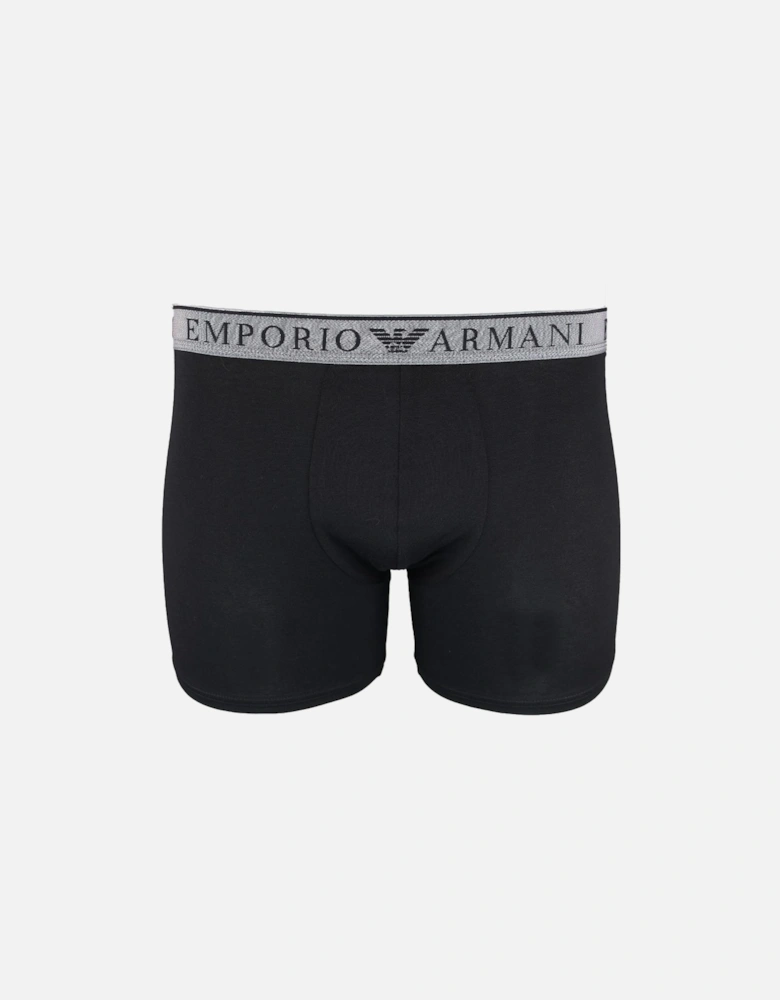 2-Pack Endurance Boxer Briefs, Black
