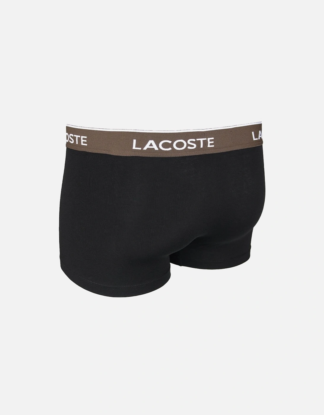 3-Pack Casual Boxer Trunks, Black