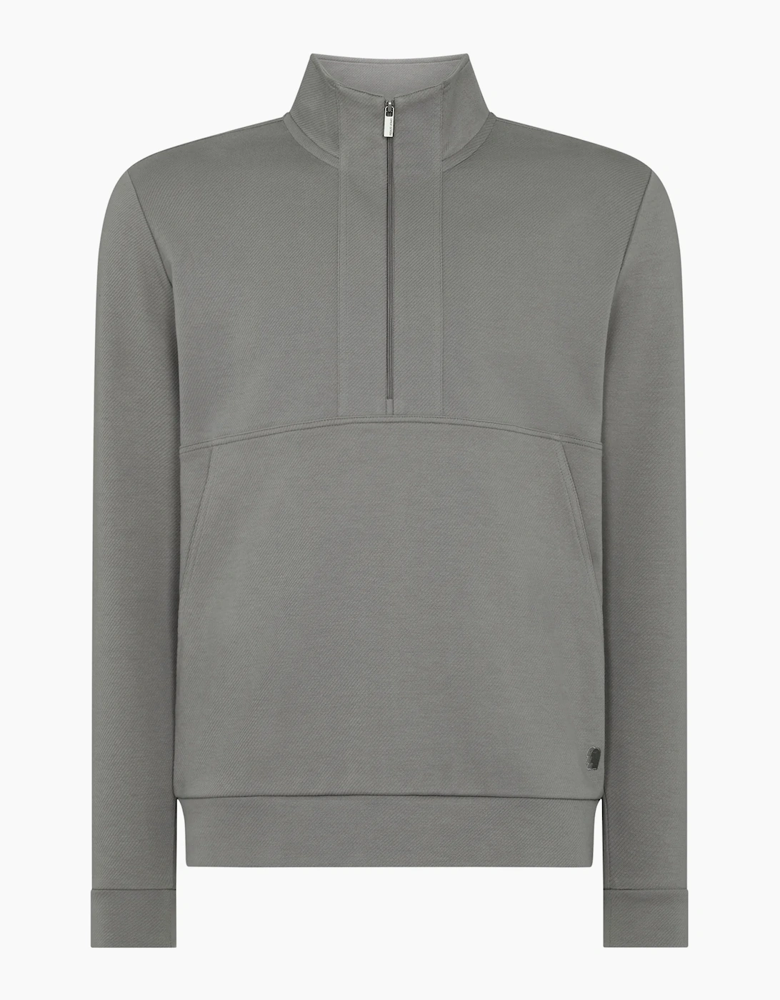 Men's Remus Uomo Half-Zip Jersey Sweatshirt - Grey - Size, 40