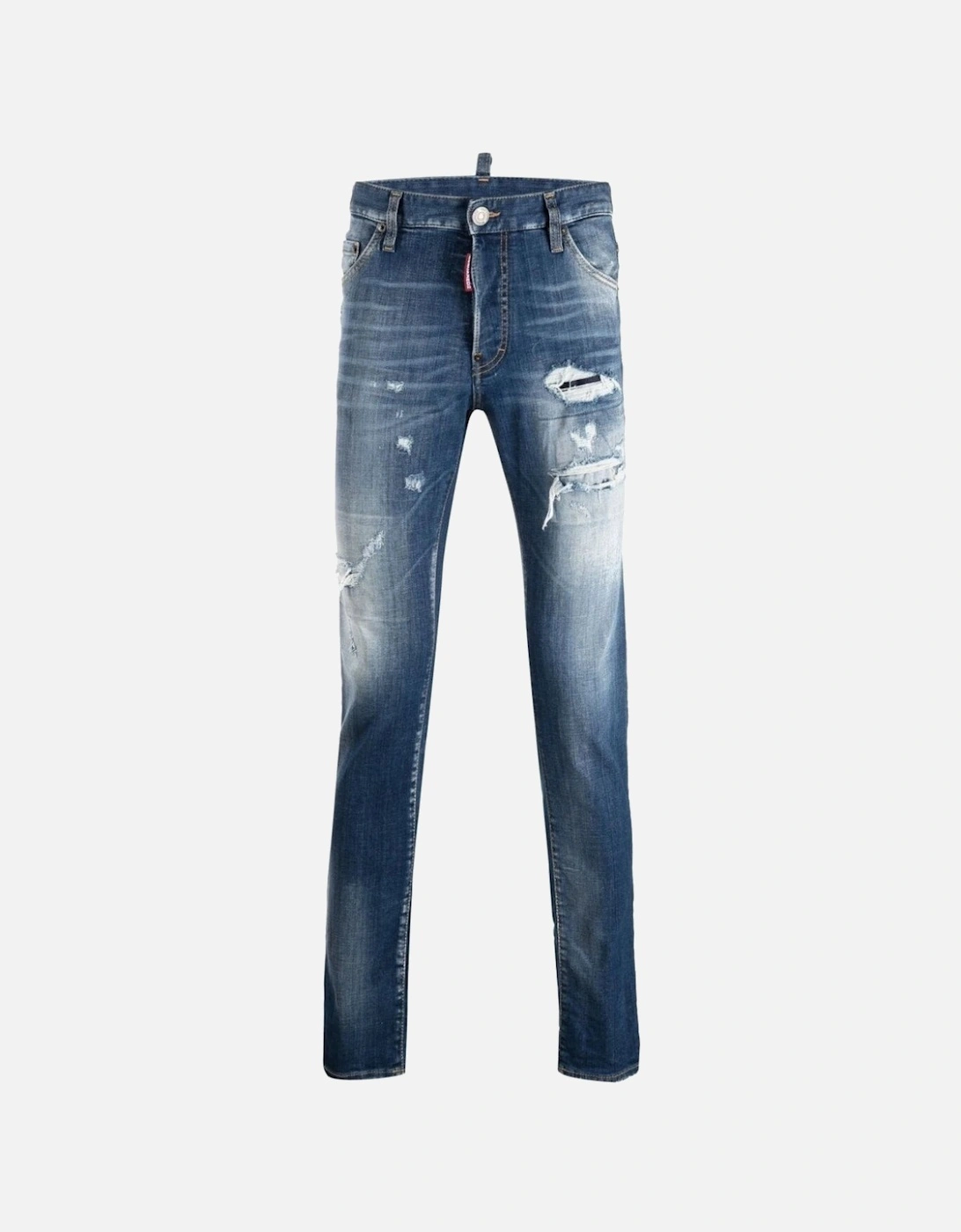 Distressed Cool Guy Slim Jeans Blue, 5 of 4
