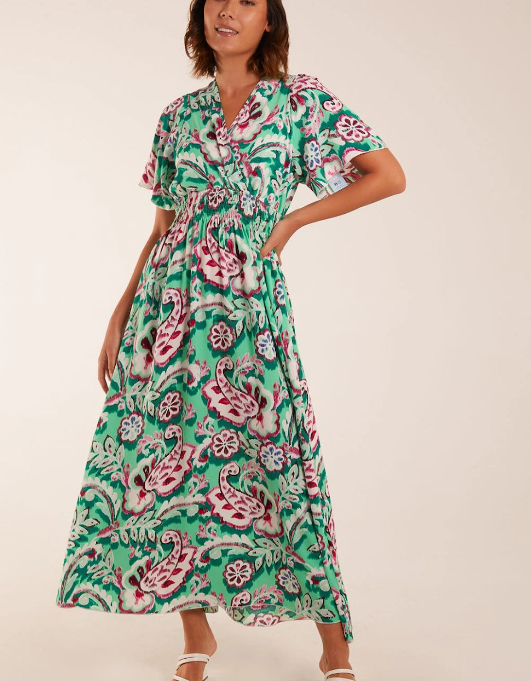 Oversized Paisley A Line Dress, 2 of 1