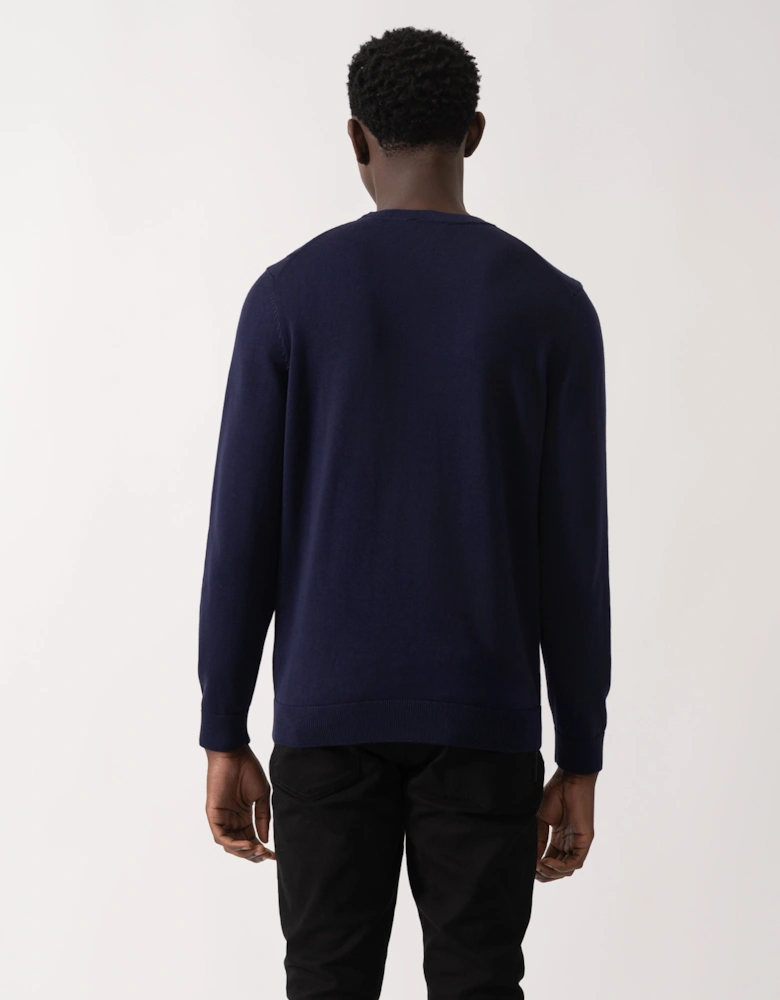 HUGO San Cassius Mens Crew Neck Sweater - Navy 418