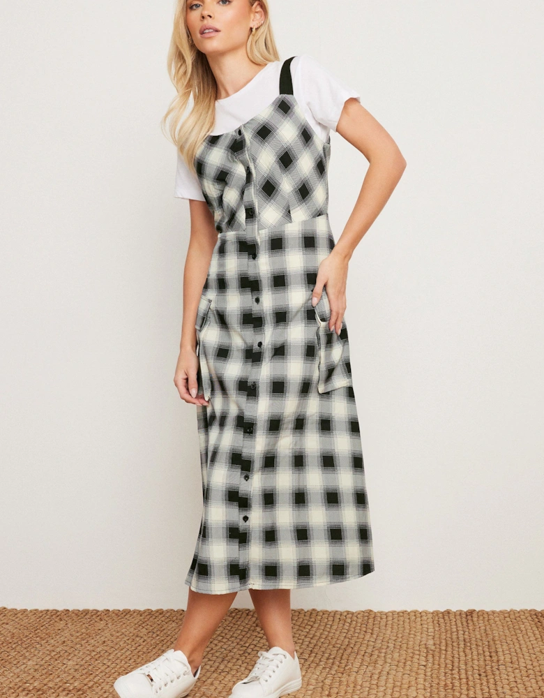Petite Strappy Midi Dress