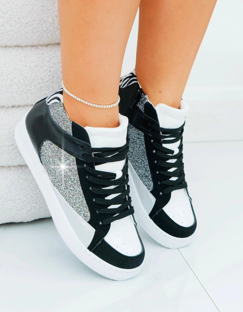 Glitter Glam Safari Trainers Limited Edition