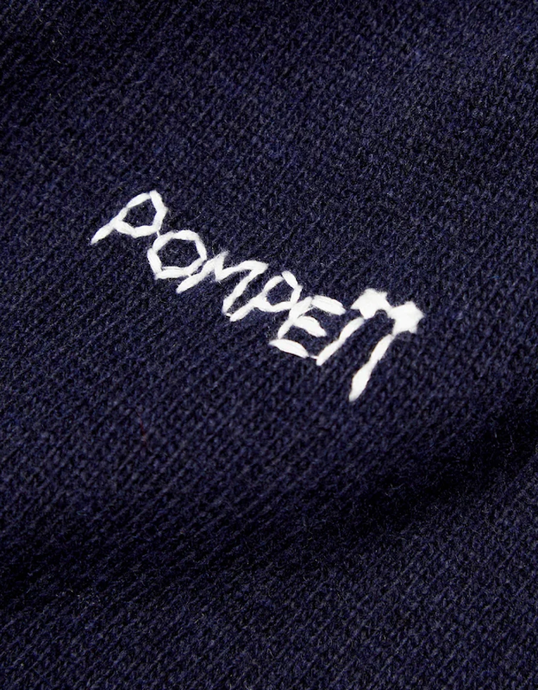 Equestrian Navy Knit Sweatshirt