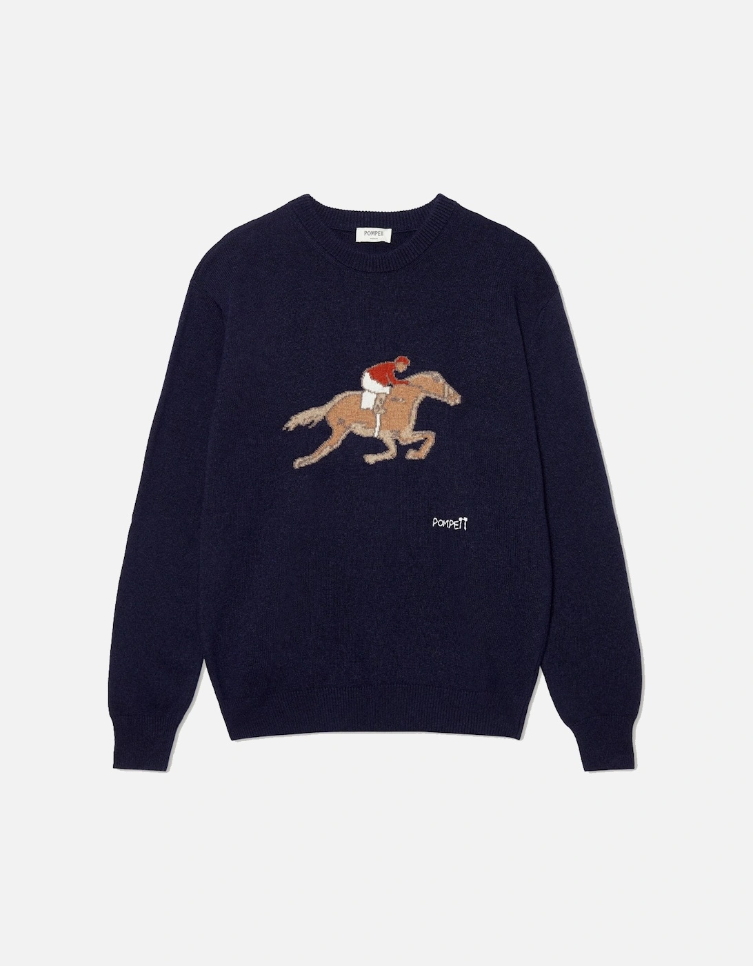 Equestrian Navy Knit Sweatshirt, 4 of 3