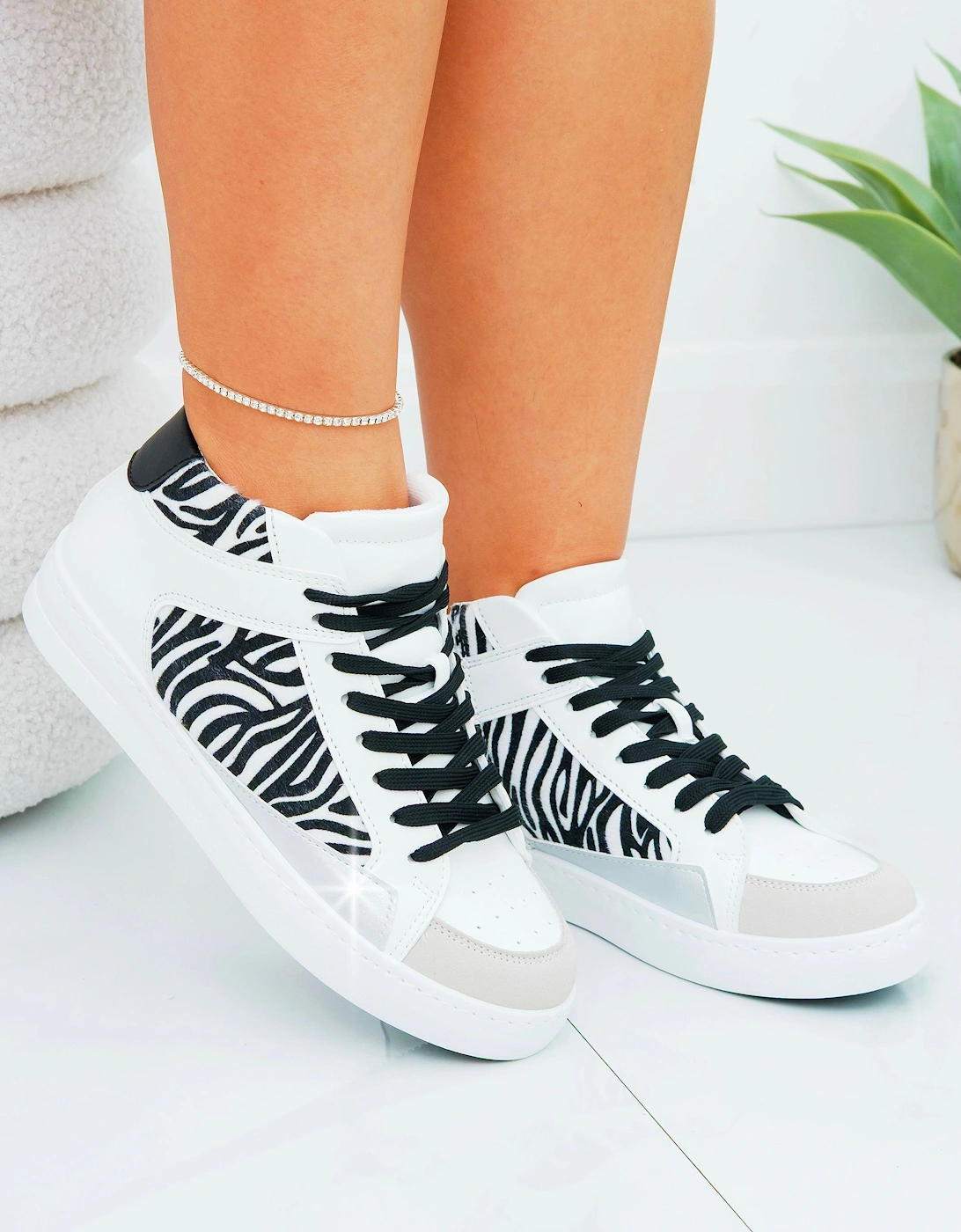 Glitter Glam Safari Trainers Limited Edition, 2 of 1