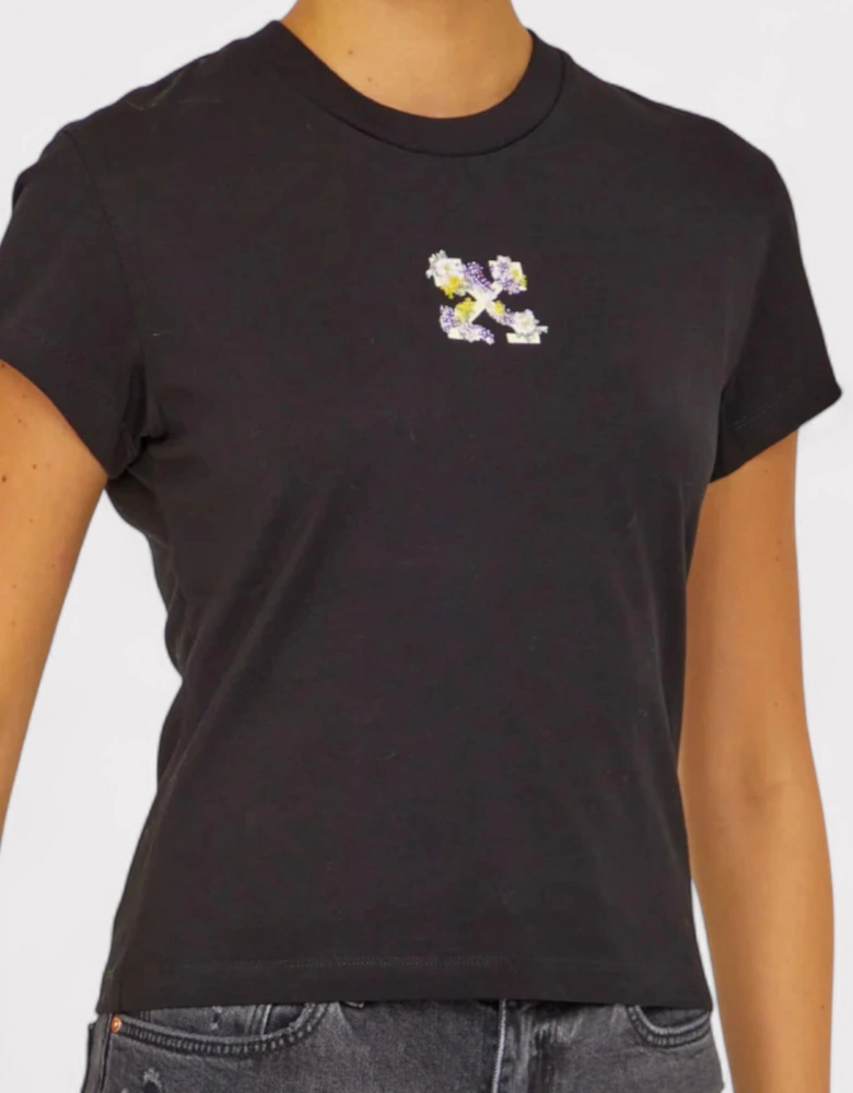Mini Arrow Floral T-shirt Black
