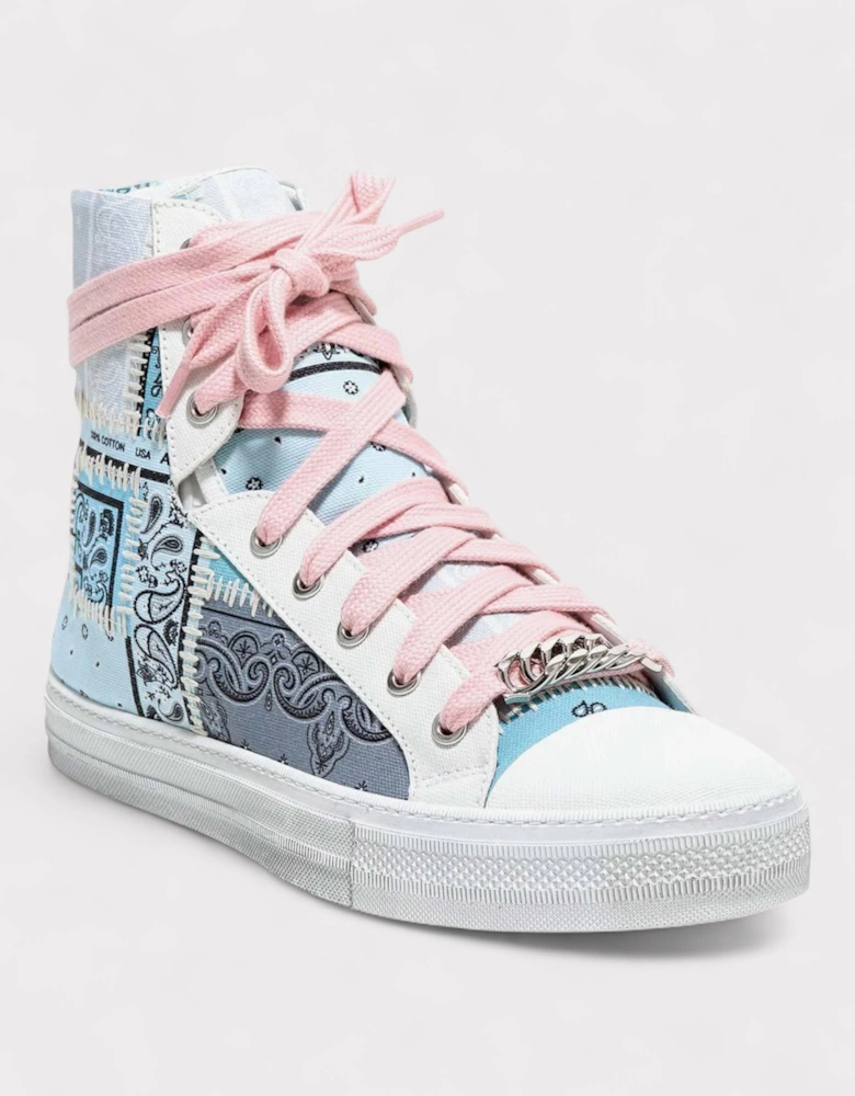 Sunset Bandana High Patchwork Light Blue