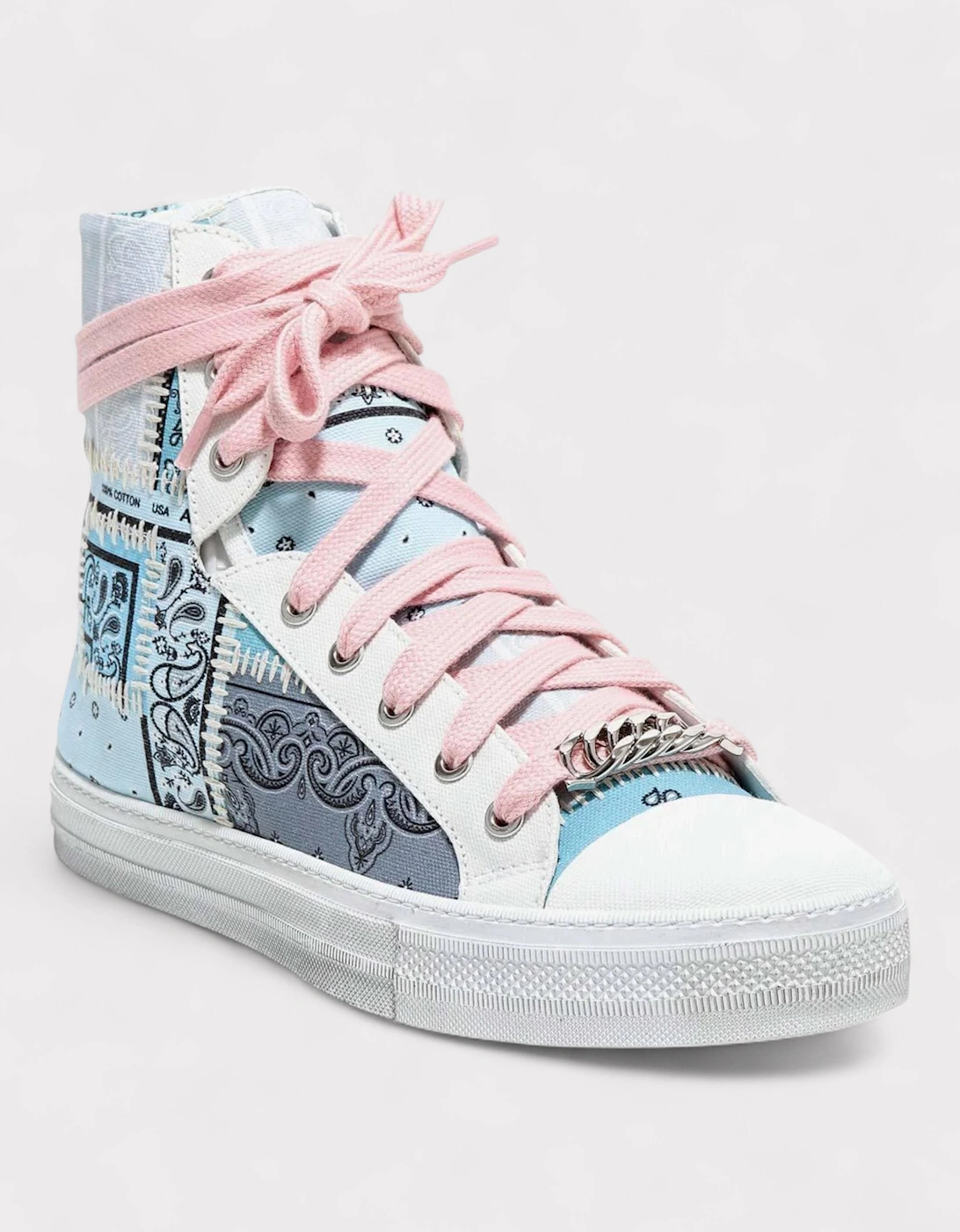 Sunset Bandana High Patchwork Light Blue