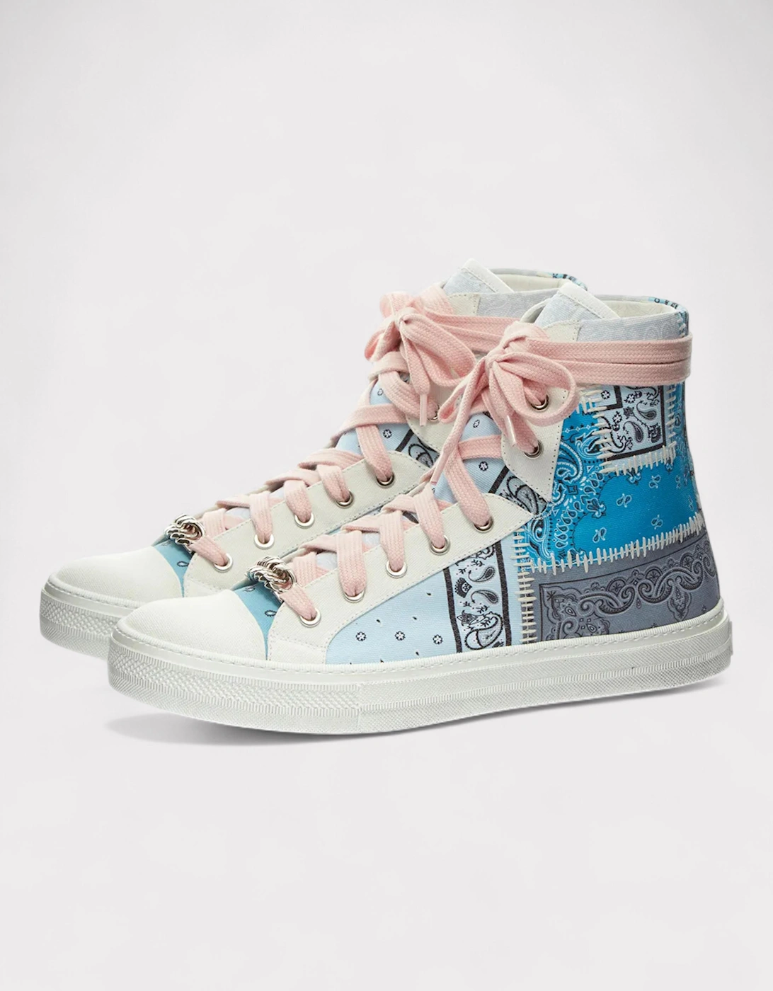 Sunset Bandana High Patchwork Light Blue