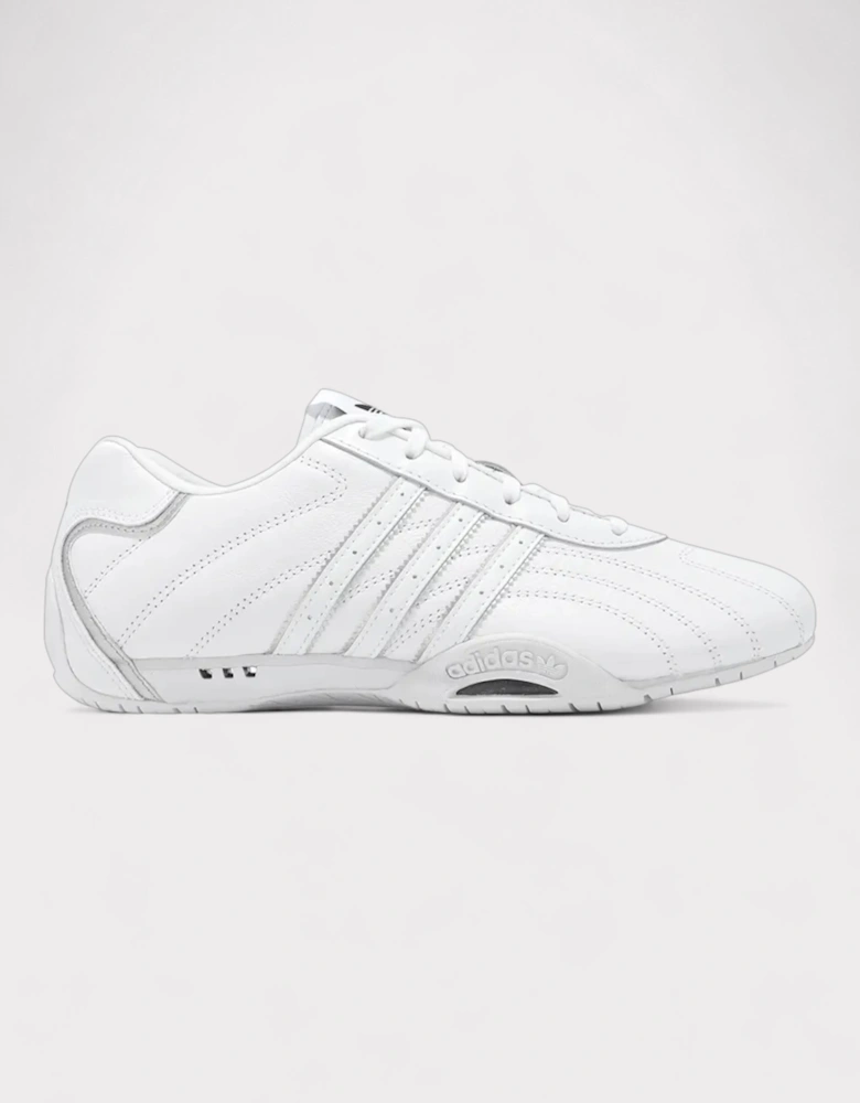 Adi Racer Low White Silver Metallic