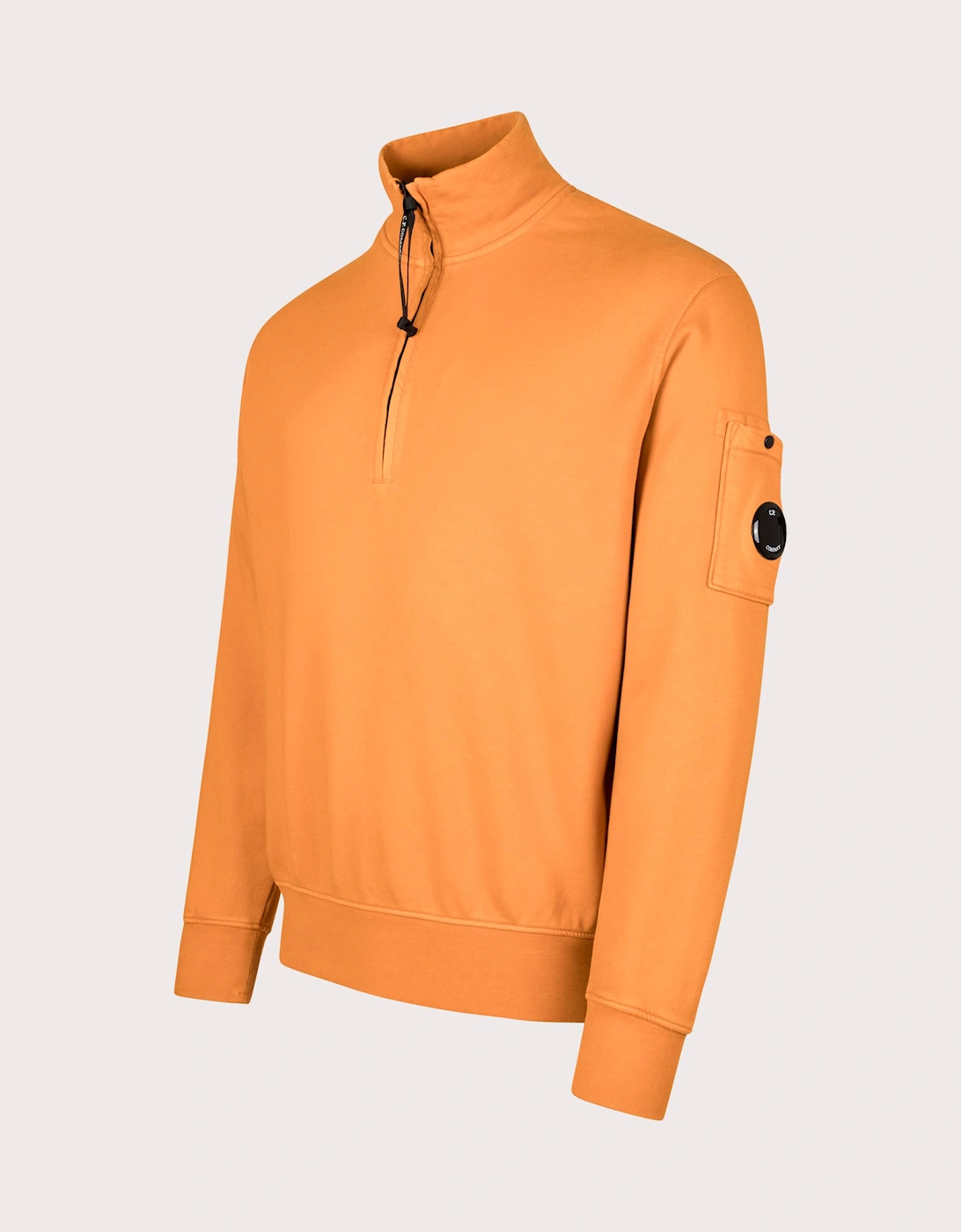 Diagonal Fleece Quarter Zip Sweatshirt, 5 of 4