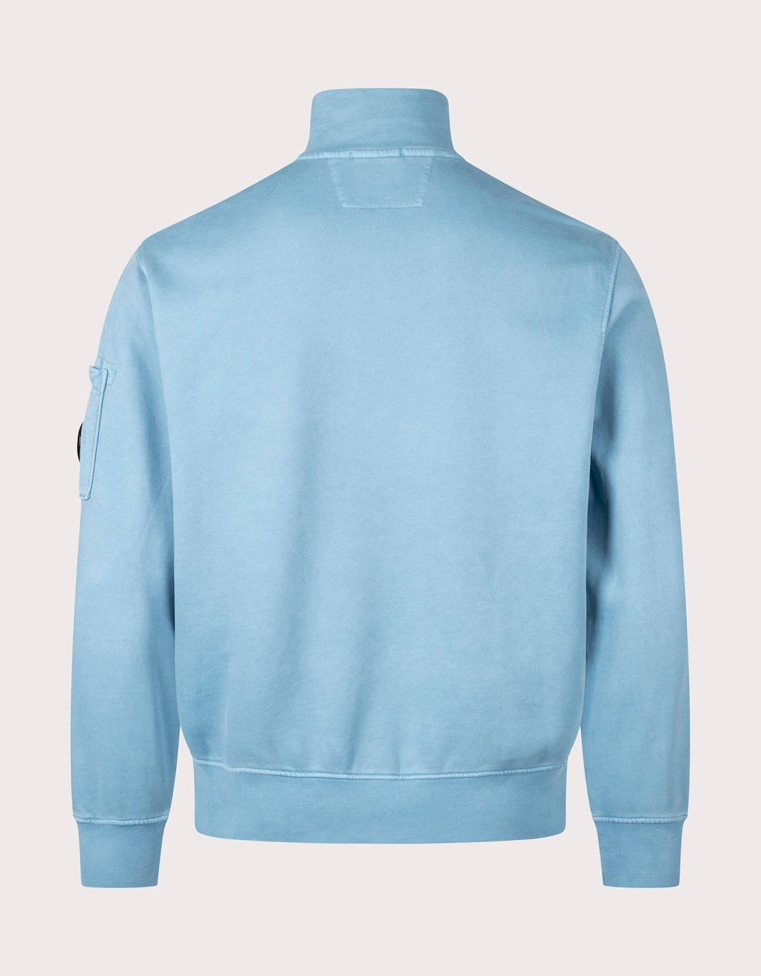 Diagonal Fleece Quarter Zip Sweatshirt