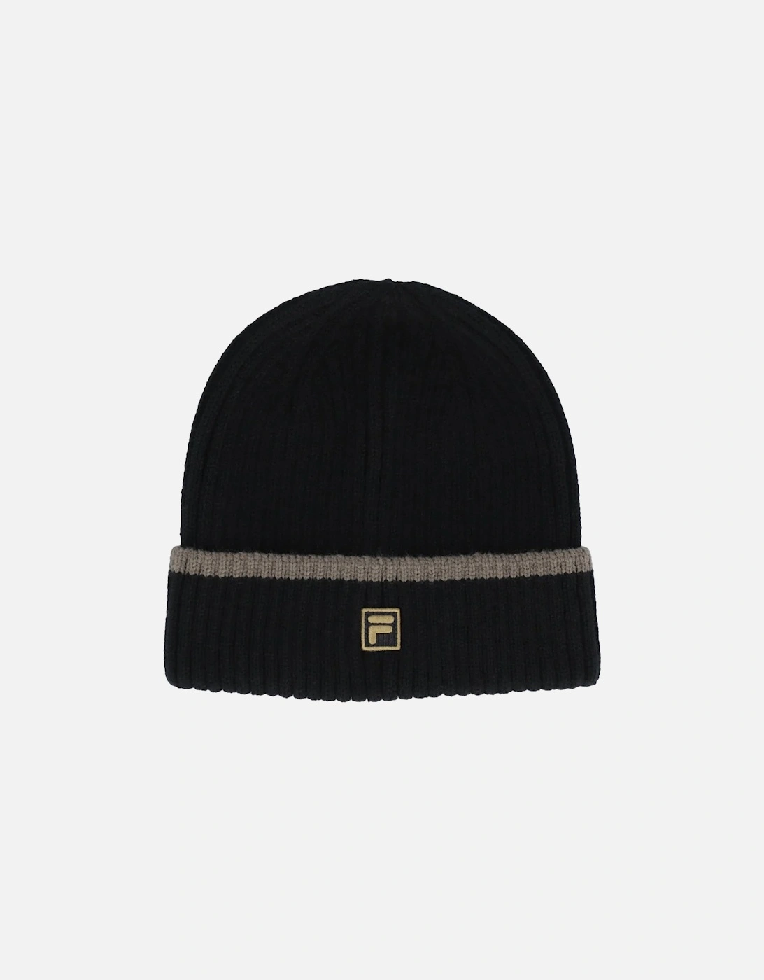 Ellison Rib Knit Beanie Hat Black, 4 of 3