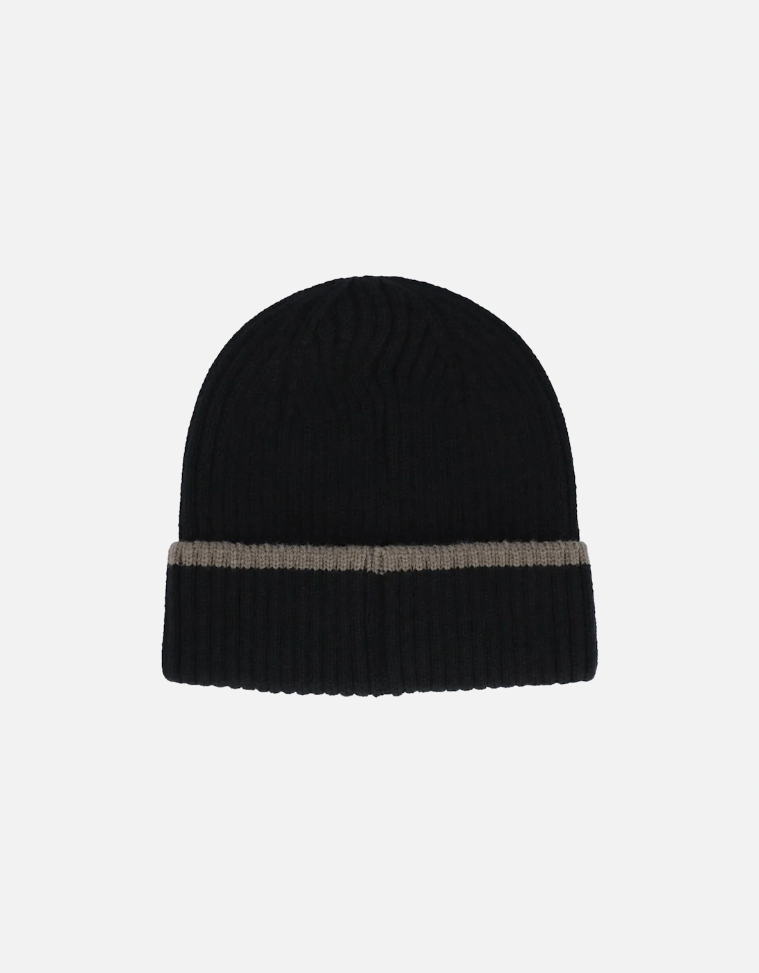 Ellison Rib Knit Beanie Hat Black