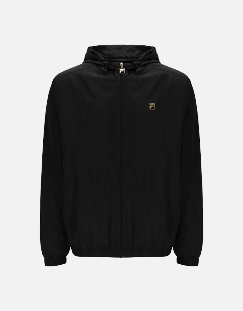 Ian Full Zip Hooded Jacket Black