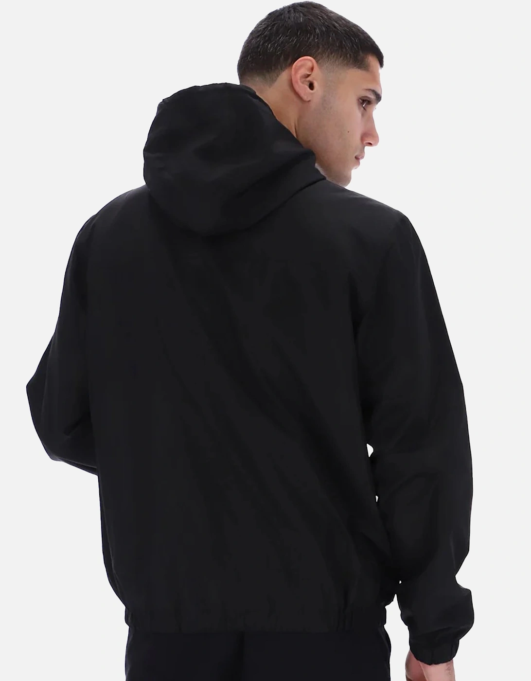 Ian Full Zip Hooded Jacket Black