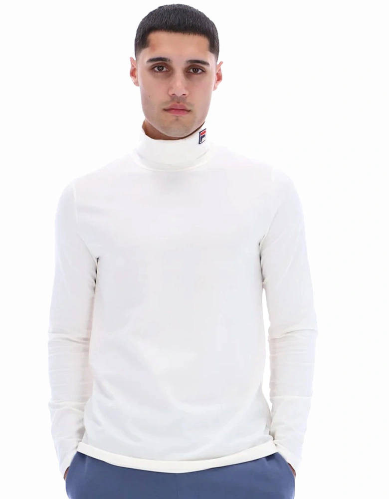 19th Classic Roll Neck Sweater Tee Gardenia