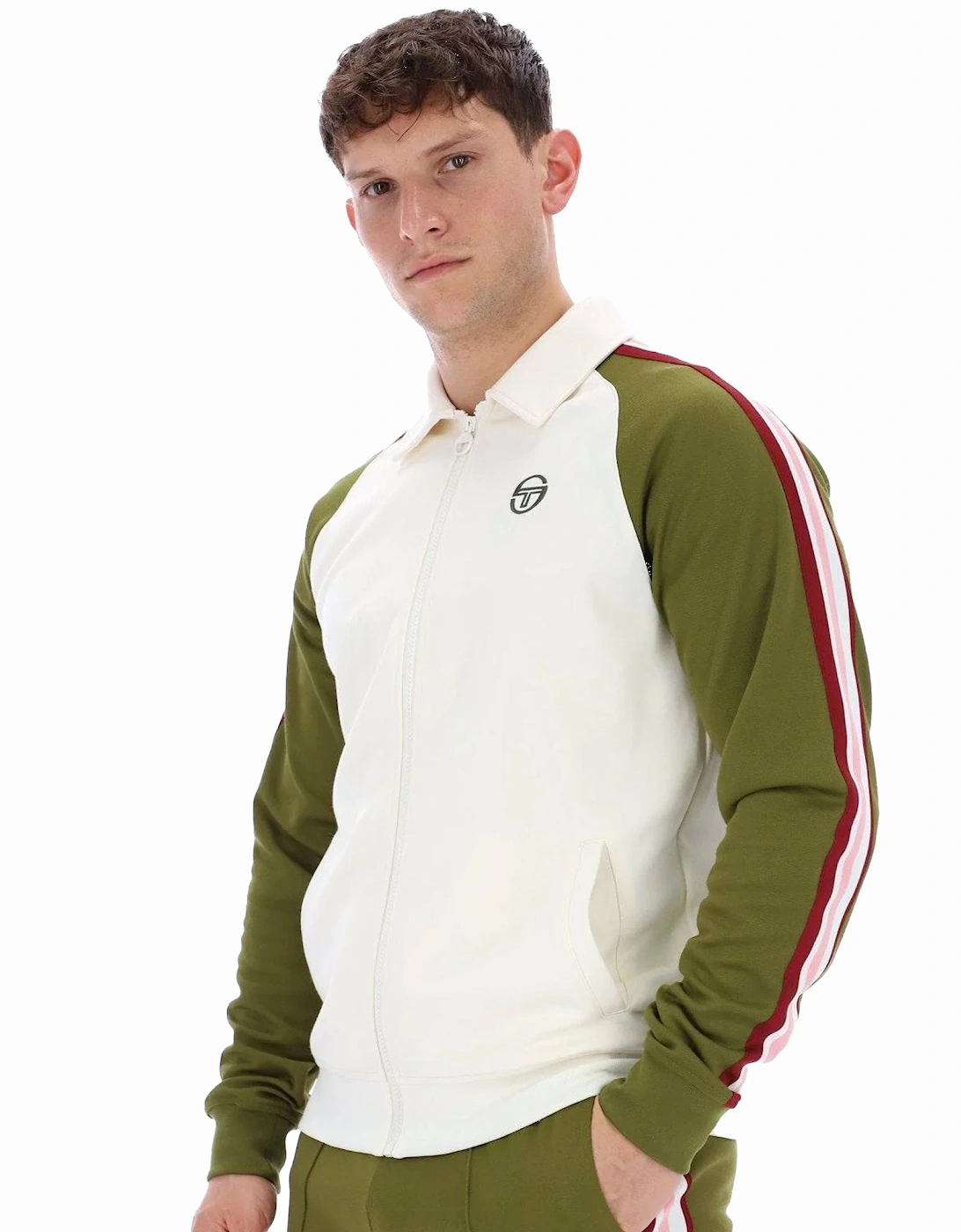 Renshaw Track Top Gardenia/Avocado