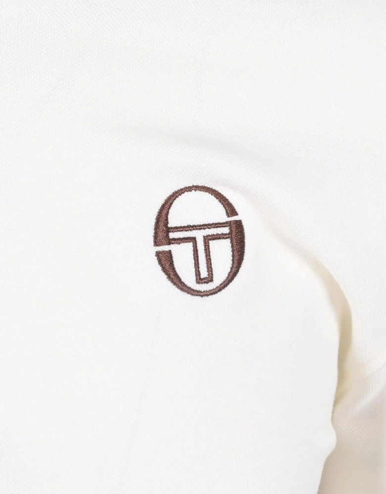 Nanto Half Zip Polo Shirt Gardenia