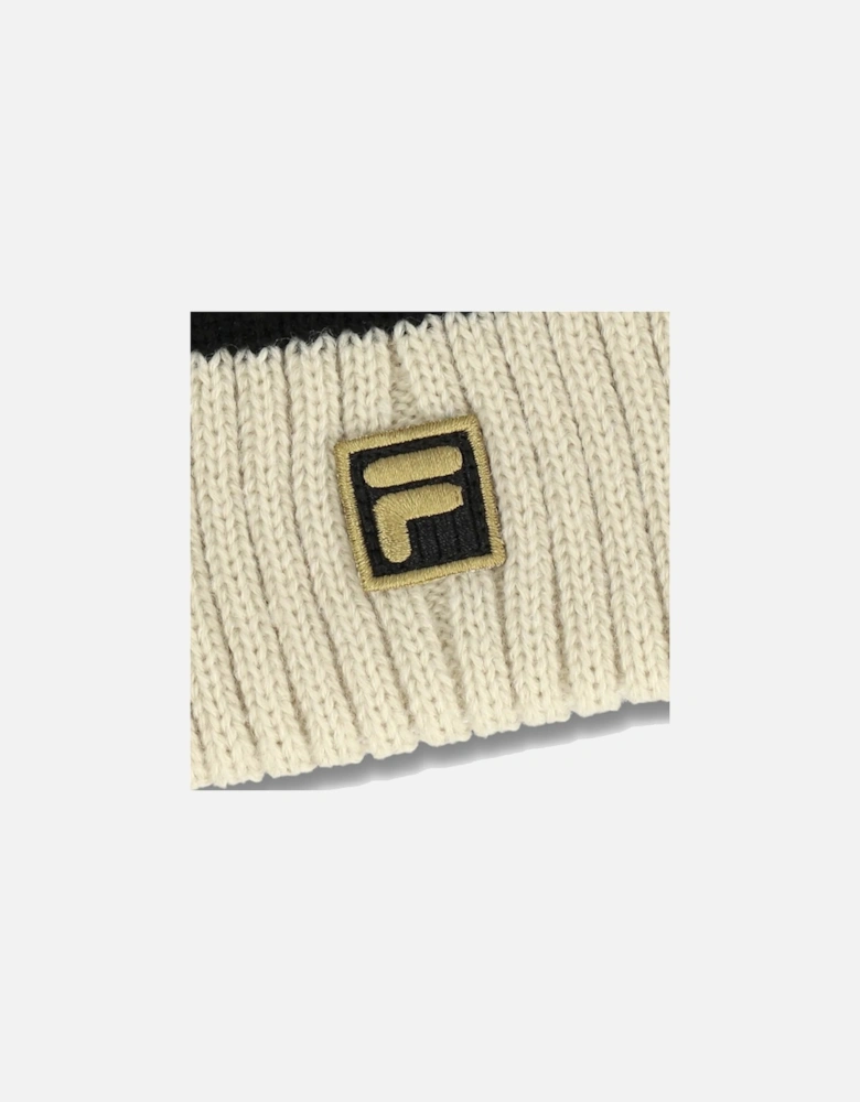 Ellison Rib Knit Beanie Hat Tofu