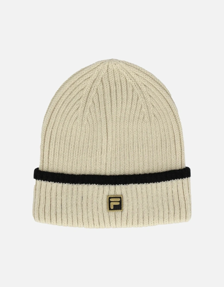 Ellison Rib Knit Beanie Hat Tofu