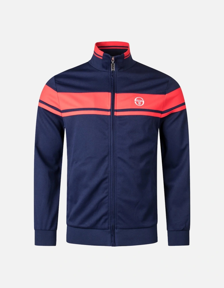 Damarindo Track Top Jacket Maritime Blue/Adrenaline Rush