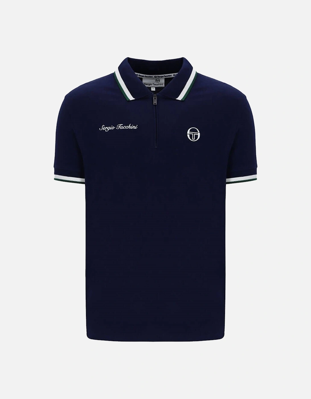 Nanto Half Zip Polo Shirt Maritime Blue, 4 of 3