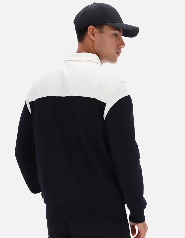 Morton Contrast Panels Full Zip Track top Jacket Black/Tofu