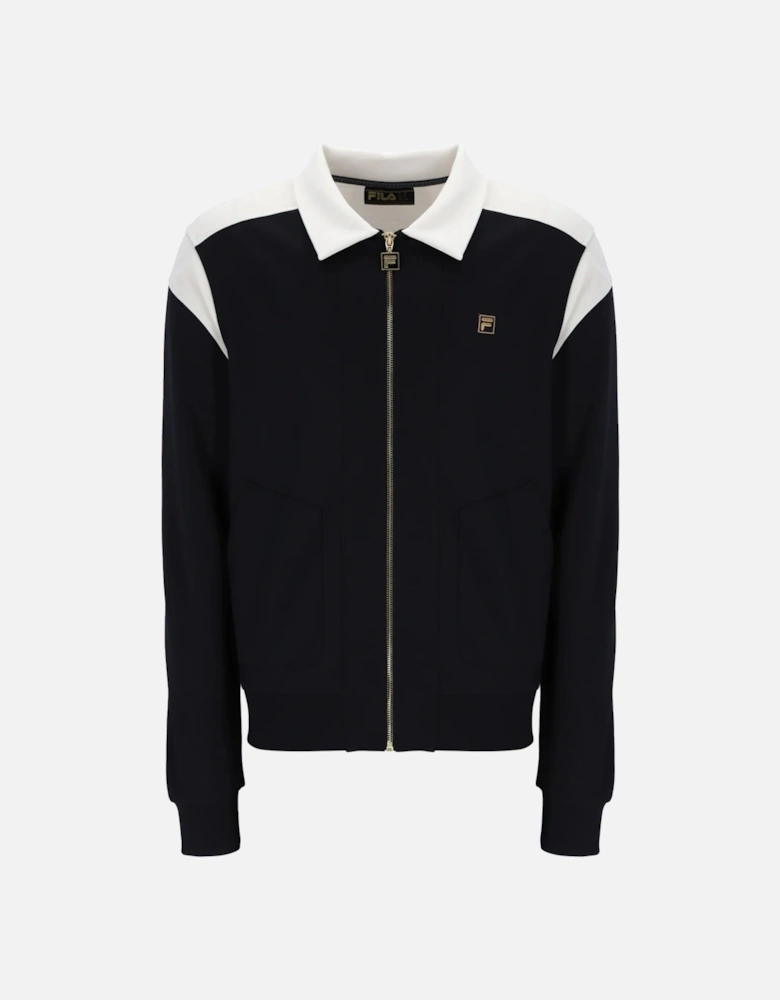 Morton Contrast Panels Full Zip Track top Jacket Black/Tofu